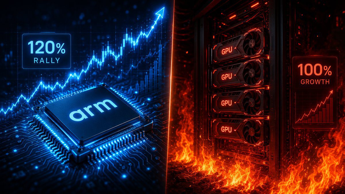 ARM Holdings vs CoreWeave earnings analysis chart